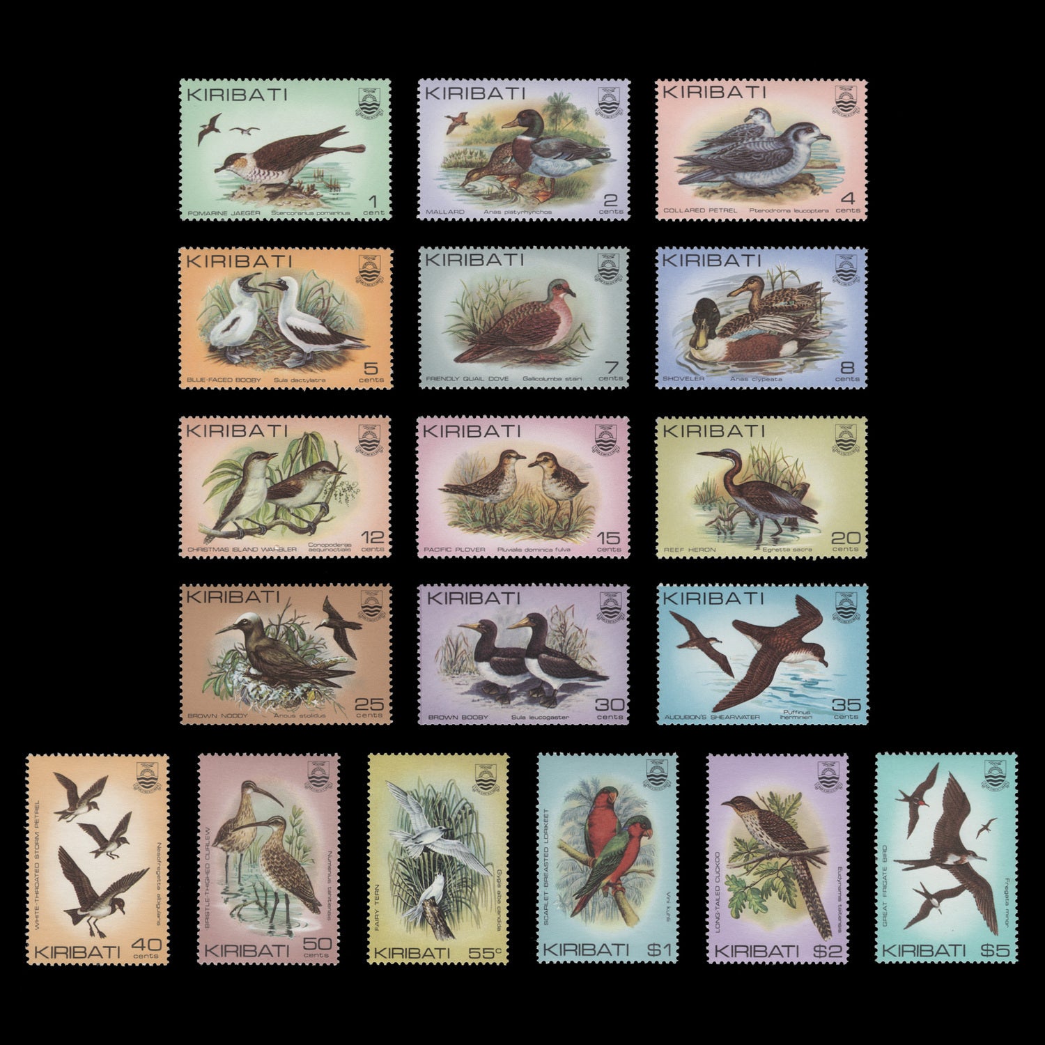 Kiribati 1982 (MNH) Birds definitives – ZEBOOSE.COM