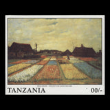 Tanzania 1991 Bulb Fields proof miniature sheet with '00/-' value