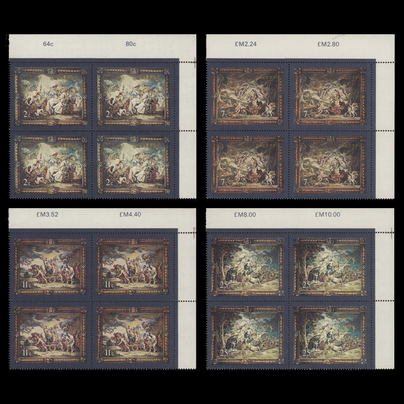 Malta 1979 (MNH) Flemish Tapestries blocks