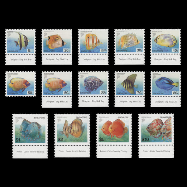 Singapore 2001 (MNH) Tropical Marine Fish Definitives