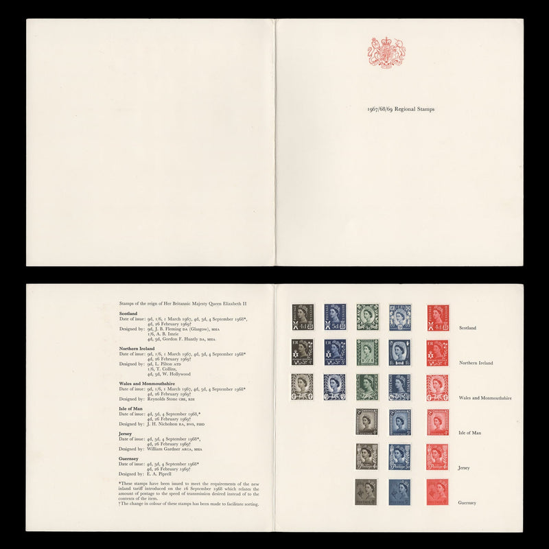 Great Britain 1969 UPU Congress, Tokyo presentation box and folders