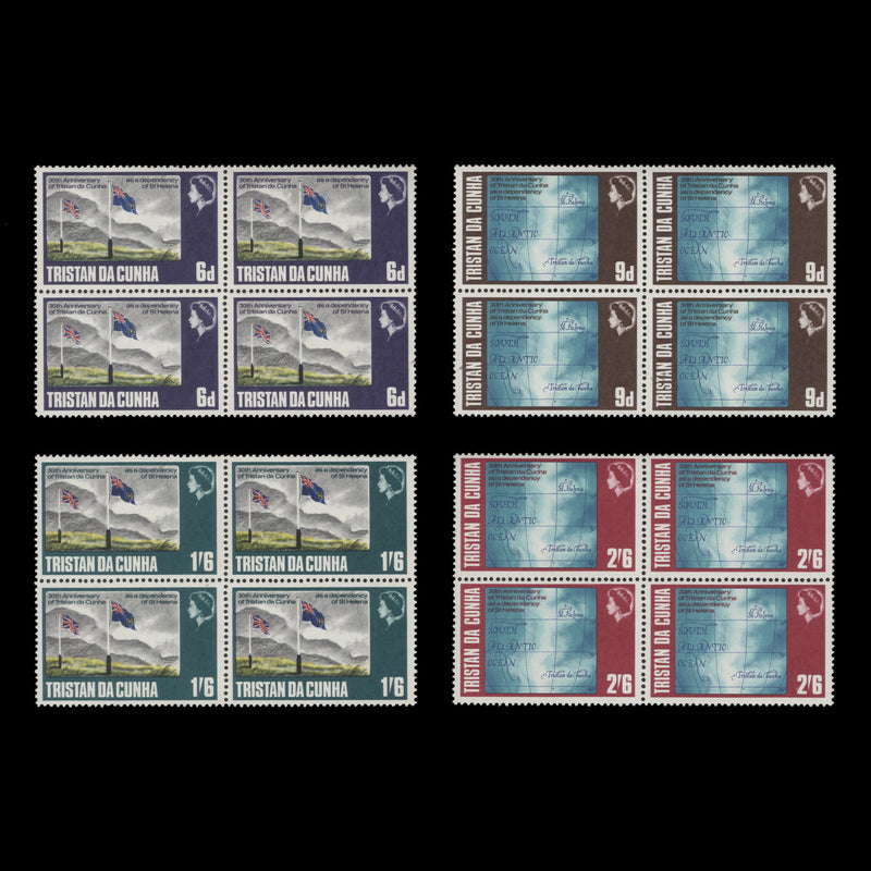 Tristan da Cunha 1968 (MNH) Dependency Anniversary blocks