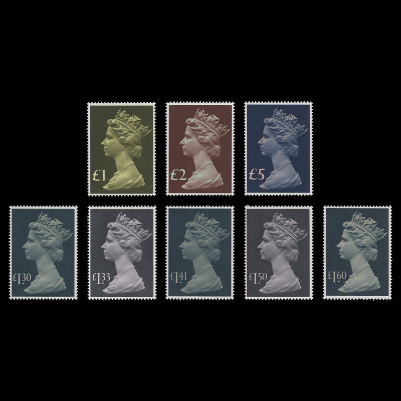 Great Britain 1977-87 (MNH) High Value Definitives