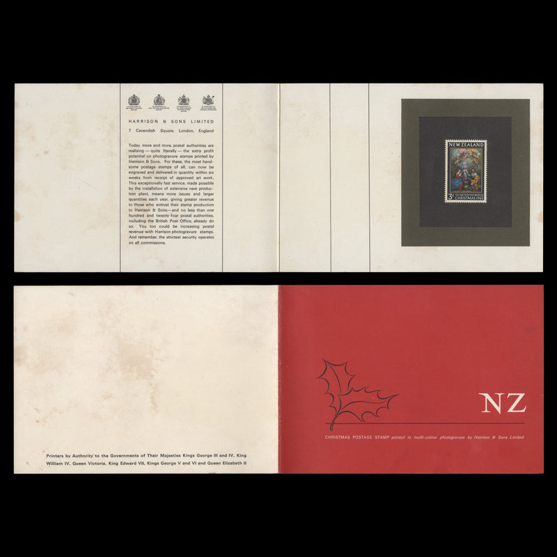 New Zealand 1965 Christmas presentation folder