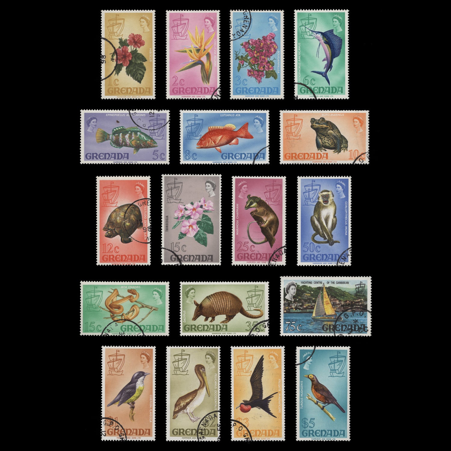 Grenada 1968 (Used) Flora & Fauna Definitives – ZEBOOSE.COM