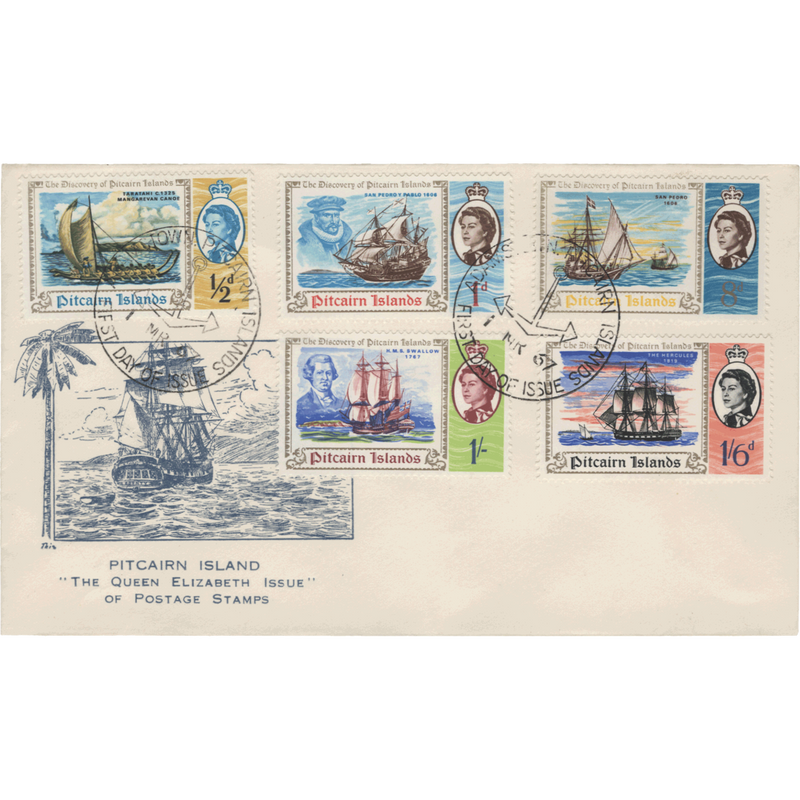 Pitcairn Islands 1967 (FDC) Discovery Bicentenary