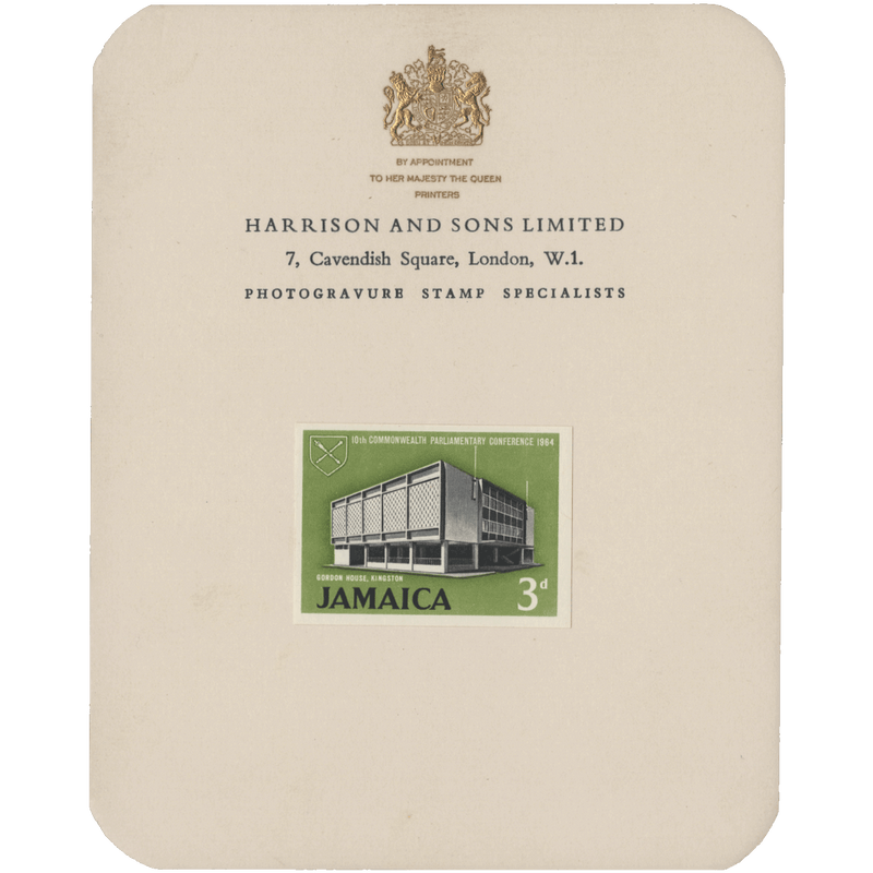 Jamaica 1964 Commonwealth Parliamentary Conference imperf proofs