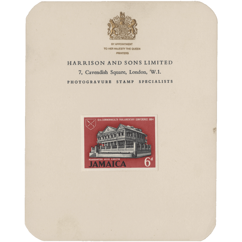 Jamaica 1964 Commonwealth Parliamentary Conference imperf proofs