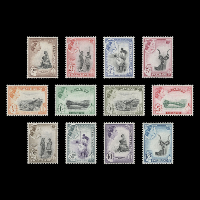 Swaziland 1961 (MLH) New Currency Definitives