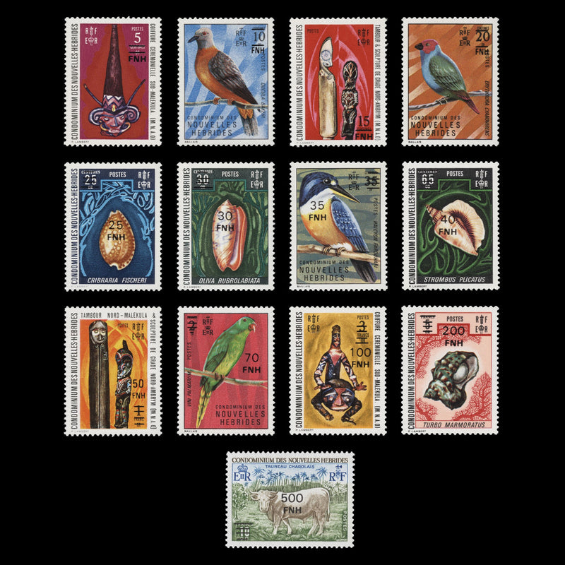 Nouvelles Hebrides 1977 (MNH) Provisionals