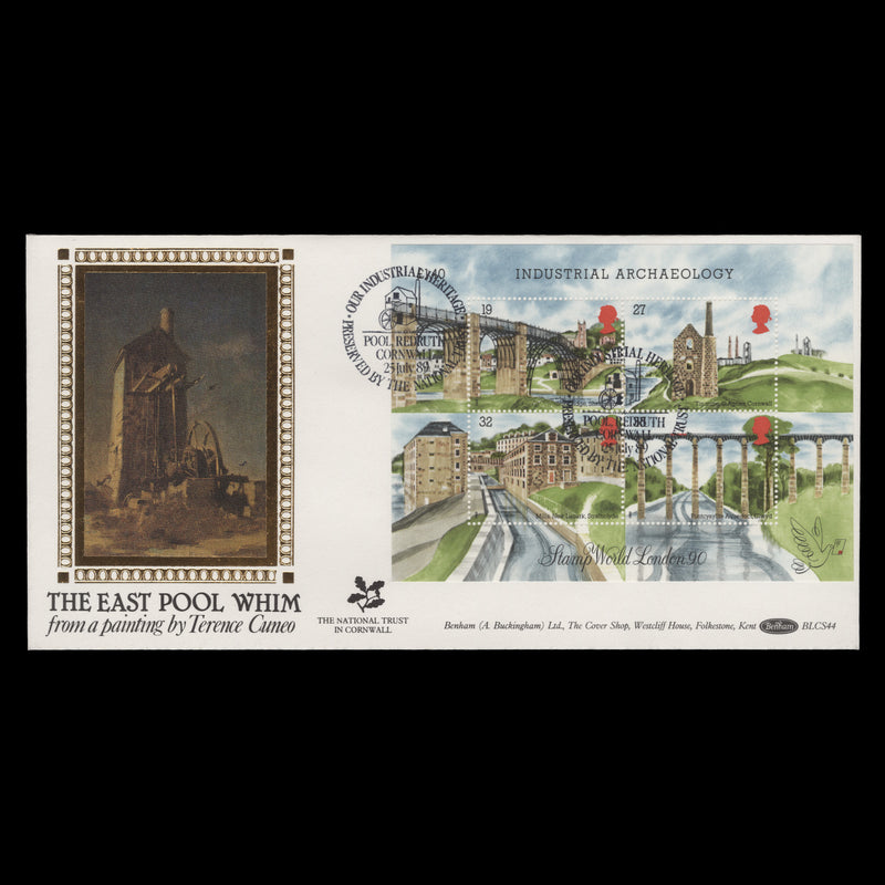 Great Britain 1989 (FDC) Industrial Archaeology M/S